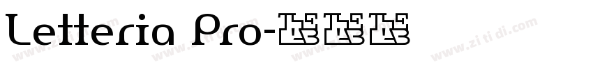 Letteria Pro字体转换
